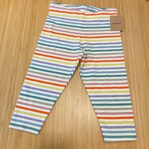 Mini Boden Girls Striped Cropped Leggings |‎ Size 9-10Y | NWT